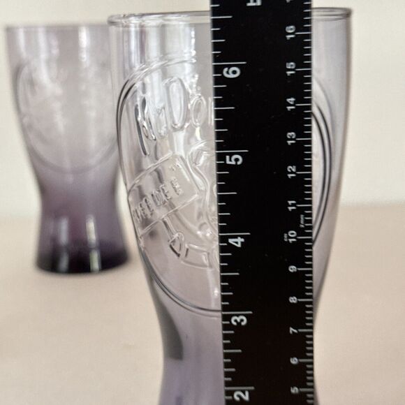 Pair of Vintage Reproductions McDonalds Purple 1955 Speedee Collectors Glasses - Picture 10 of 11